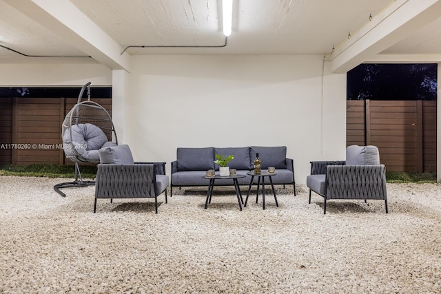 view of patio / terrace featuring outdoor lounge area
