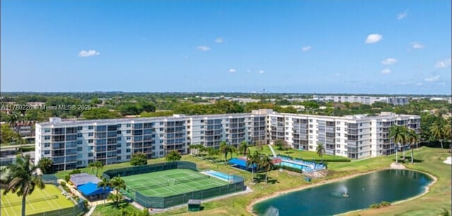691 S Hollybrook Dr Unit 104, Pembroke Pines, FL 33025 - drone / aerial view of apartment complex / building and a large body of water