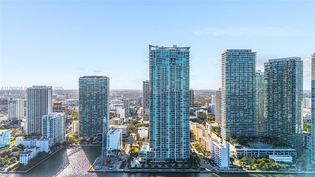 city view featuring a water view