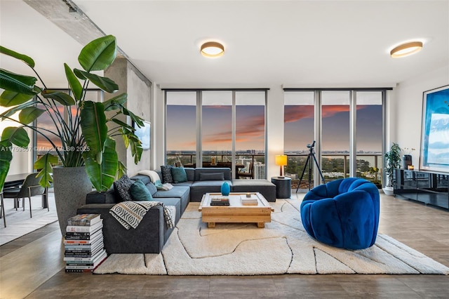 3470 E Coast Ave Unit H2601, Miami, FL 33137 - living area featuring expansive windows