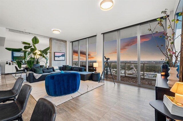 3470 E Coast Ave Unit H2601, Miami, FL 33137 - living room featuring expansive windows