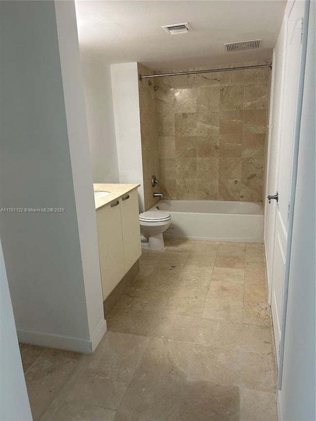 2101 Brickell Ave Unit 502, Miami, FL 33129 - full bathroom with vanity and bathtub / shower combination
