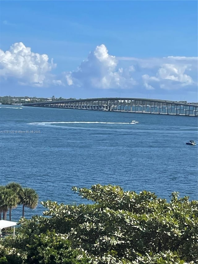 2101 Brickell Ave Unit 502, Miami, FL 33129 - water view with a notable bridge