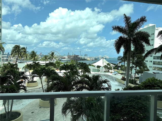 253 NE 2nd St Unit 1003, Miami, FL 33132 - water view featuring nearby urban area