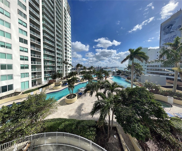 253 NE 2nd St Unit 1003, Miami, FL 33132 - community pool featuring a patio area