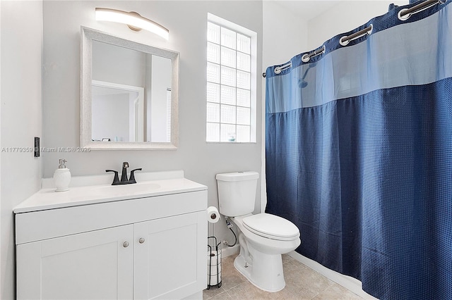 1008 NW 116th Ave, Coral Springs, FL 33071 - full bathroom with vanity, a shower with shower curtain, and tile patterned flooring