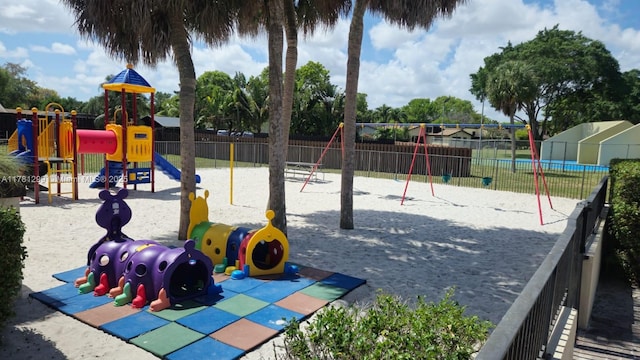 11035 SW 132nd Ct Unit 13-3, Miami, FL 33186 - community playground with fence
