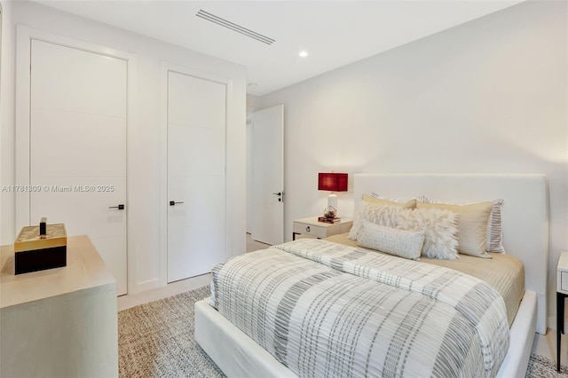 2851 W Trade Ave, Miami, FL 33133 - bedroom featuring visible vents and recessed lighting