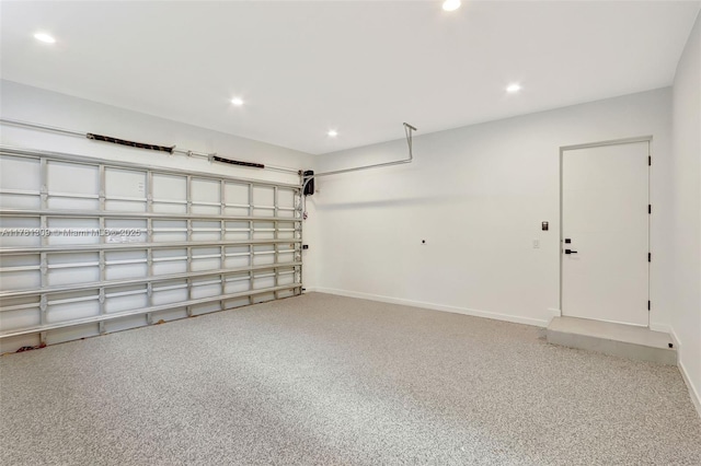2851 W Trade Ave, Miami, FL 33133 - garage with baseboards and recessed lighting