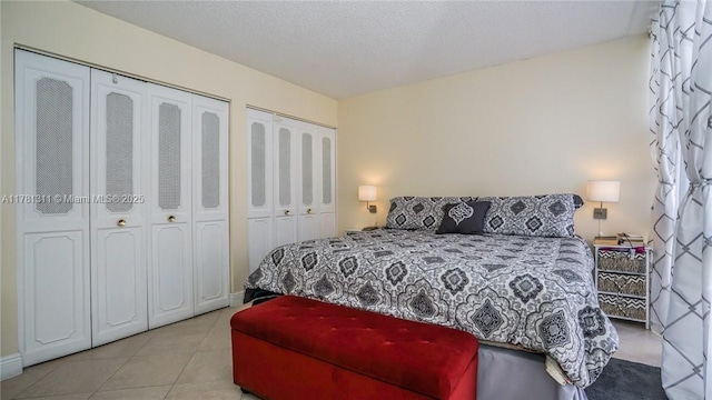 17011 N Bay Rd Unit 701, Sunny Isles Beach, FL 33160 - bedroom with light tile patterned floors and two closets