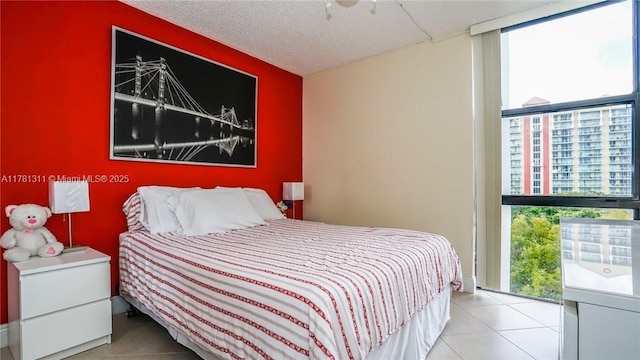 17011 N Bay Rd Unit 701, Sunny Isles Beach, FL 33160 - tiled bedroom with expansive windows