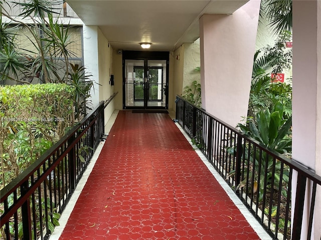 17011 N Bay Rd Unit 701, Sunny Isles Beach, FL 33160 - entrance to property with a balcony and stucco siding