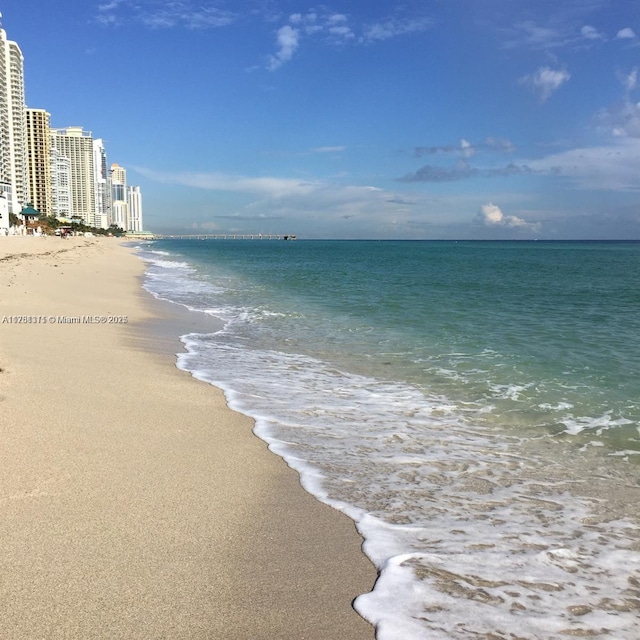 17011 N Bay Rd Unit 701, Sunny Isles Beach, FL 33160 - water view with a view of the beach