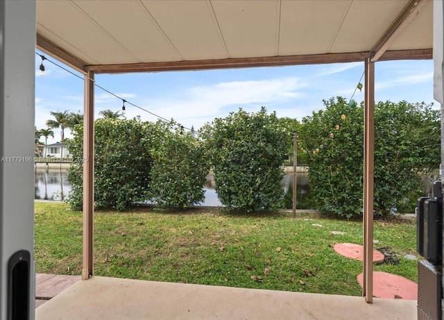 6001 NW 67th Ave, Tamarac, FL 33321 - view of yard featuring fence and a water view