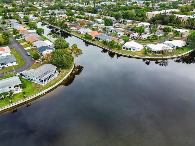 6001 NW 67th Ave, Tamarac, FL 33321 - drone / aerial view featuring a water view and a residential view
