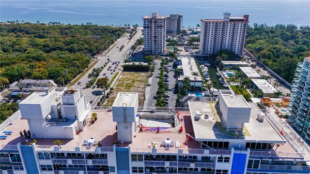 2800 E Sunrise Blvd Unit 14B, Fort Lauderdale, FL 33304 - birds eye view of property featuring a water view