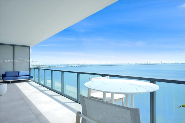 788 NE 23rd St Unit 1001, Miami, FL 33137 - balcony with a water view