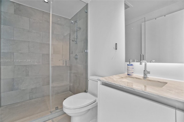 788 NE 23rd St Unit 1001, Miami, FL 33137 - bathroom with vanity and a tile shower