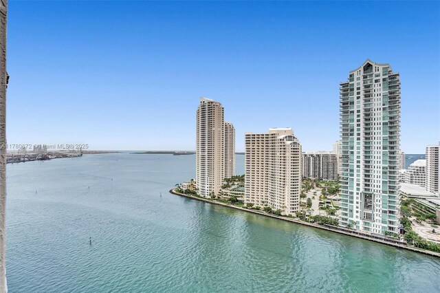 325 S Biscayne Blvd Unit 2519, Miami, FL 33131 - view of water feature featuring a view of city