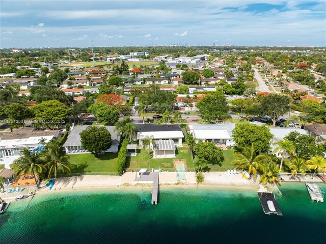 5020 SW 92nd Ave, Miami, FL 33165 - aerial perspective of suburban area with a large body of water