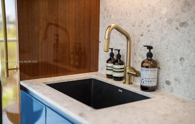 room details with a sink