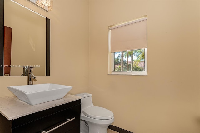 1094 Redwood St ., Unit Hollywood, FL 33019 - half bathroom featuring toilet and vanity