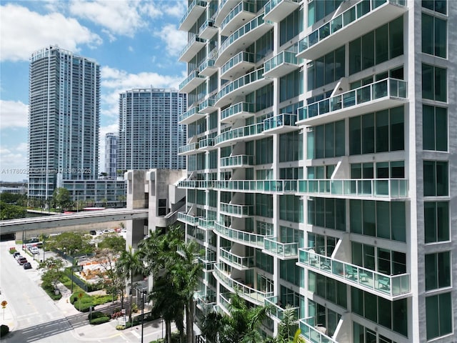 exterior space featuring a city view