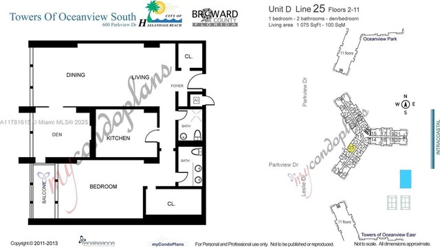 600 Parkview Dr Unit 625, Hallandale Beach, FL 33009 - living room with visible vents and light carpet