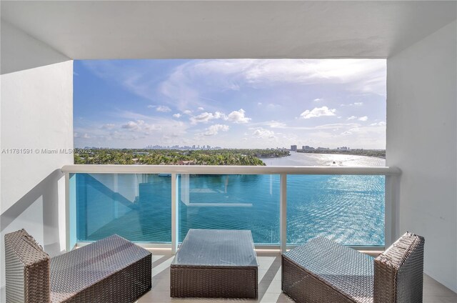 6770 Indian Creek Dr Unit 9G, Miami Beach, FL 33141 - balcony with a water view