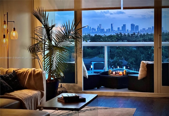 6770 Indian Creek Dr Unit 9G, Miami Beach, FL 33141 - detailed view of skyline and an outdoor fire pit