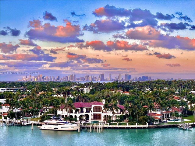 6770 Indian Creek Dr Unit 9G, Miami Beach, FL 33141 - bird's eye view of city skyline and a nearby body of water