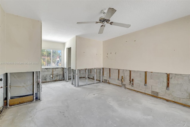 1163 SE 6th Ct, Dania Beach, FL 33004 - unfurnished room featuring concrete flooring and a ceiling fan