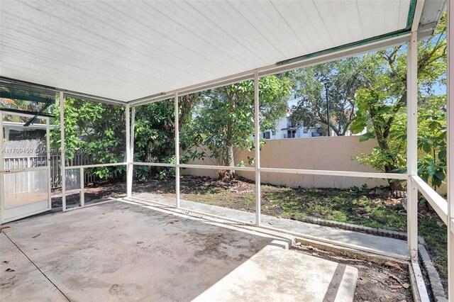 1163 SE 6th Ct, Dania Beach, FL 33004 - view of unfurnished sunroom