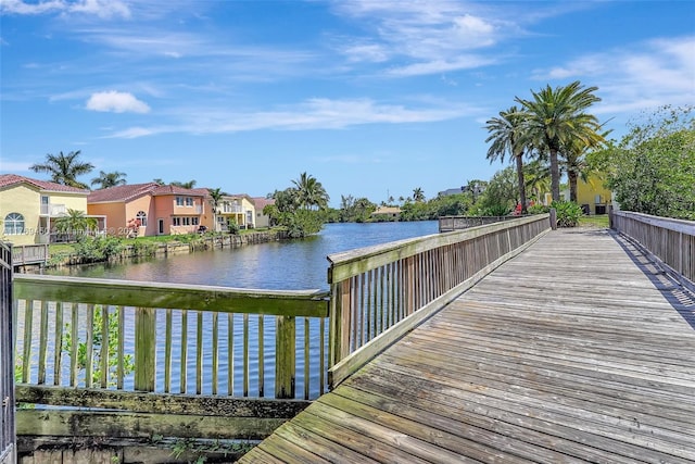 1163 SE 6th Ct, Dania Beach, FL 33004 - dock with a water view and a residential view