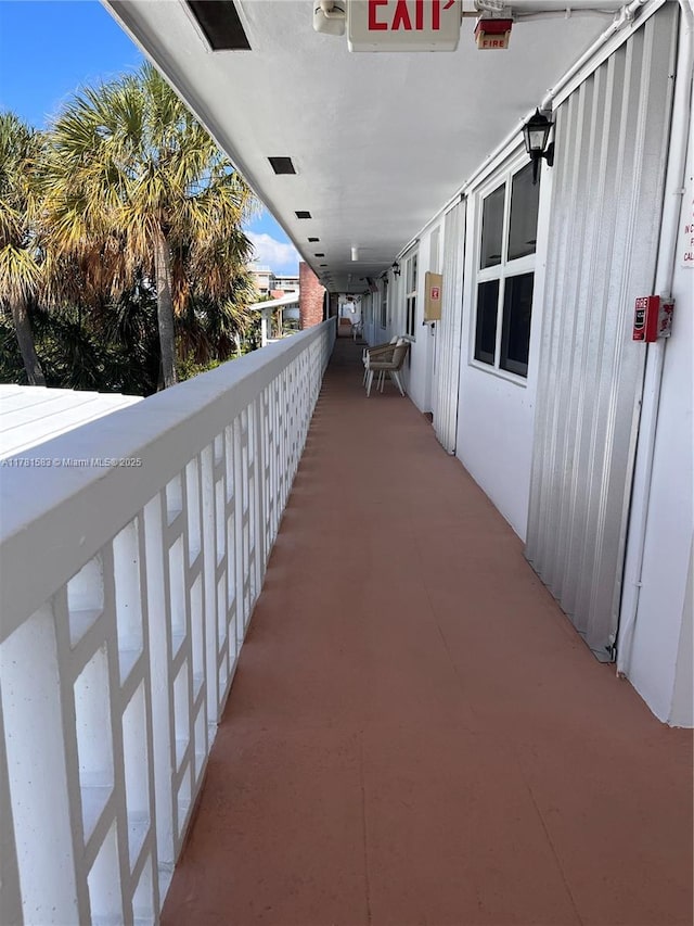 view of hallway