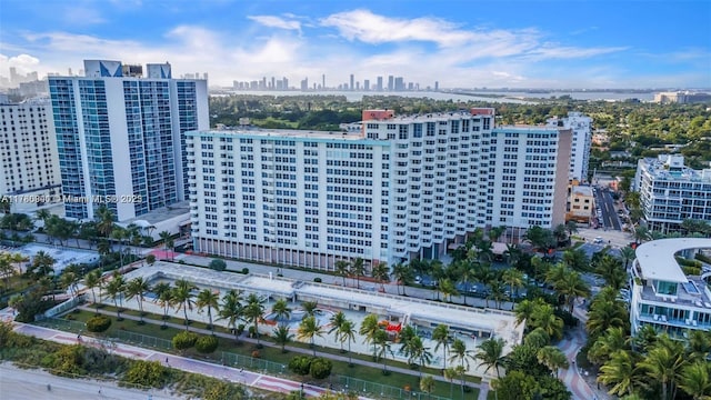 2899 Collins Ave Unit 708, Miami Beach, FL 33140 - bird's eye view of city skyline