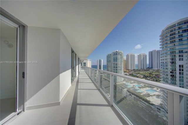 300 Sunny Isles Blvd Unit 4-1904, Sunny Isles Beach, FL 33160 - balcony featuring a view of skyline