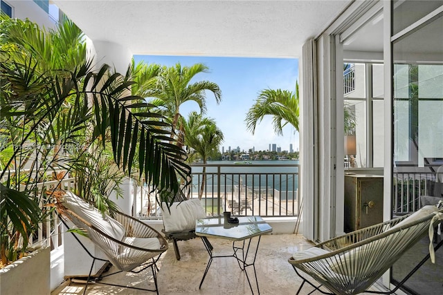 1 Century Ln Unit 309, Miami Beach, FL 33139 - balcony featuring a water view