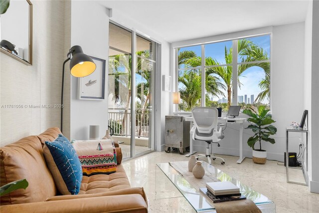 1 Century Ln Unit 309, Miami Beach, FL 33139 - view of sunroom / solarium