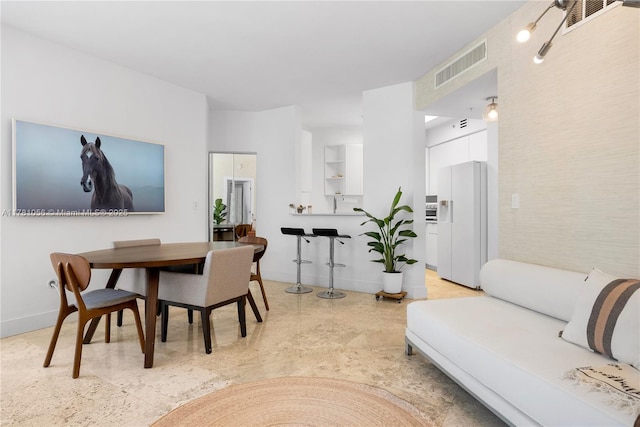1 Century Ln Unit 309, Miami Beach, FL 33139 - living area featuring visible vents and baseboards