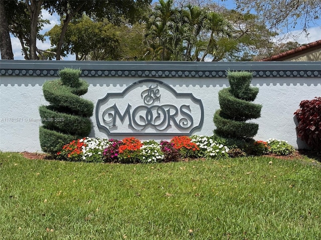 17012 NW 66th Ct, Hialeah, FL 33015 - community sign featuring a yard