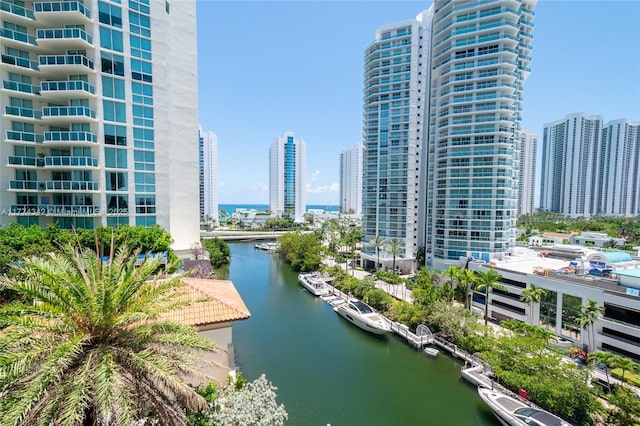 250 Sunny Isles Blvd Unit 3-805, Sunny Isles Beach, FL 33160 - water view with nearby urban area