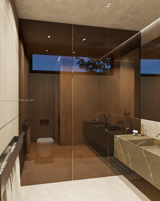 110 Hampton Ln, Key Biscayne, FL 33149 - full bath featuring toilet and double vanity