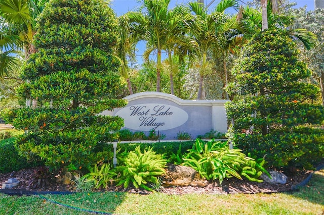 1551 Seagrape Way, Hollywood, FL 33019 - view of community sign