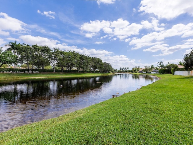property view of water