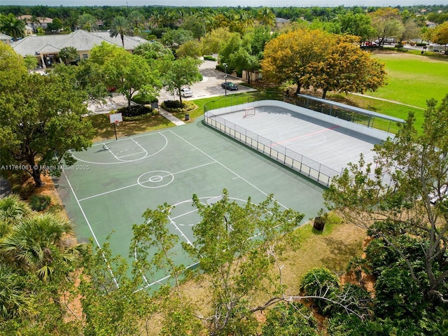 view of basketball court featuring community basketball court