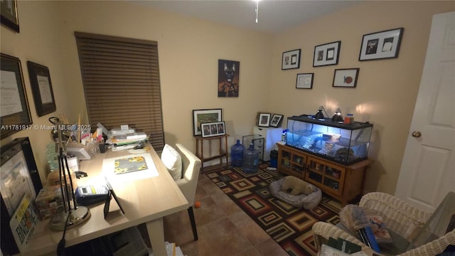 view of office area