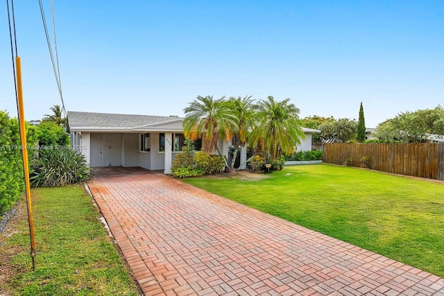 509 NE 29th St, Wilton Manors, FL 33334 - view of front of property with a carport and stucco siding