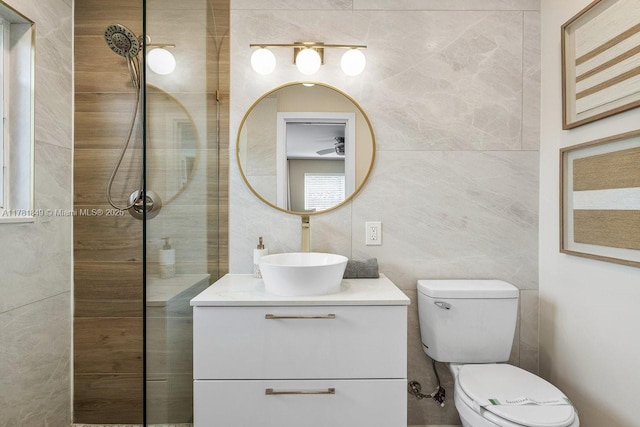 509 NE 29th St, Wilton Manors, FL 33334 - bathroom with tile walls and vanity