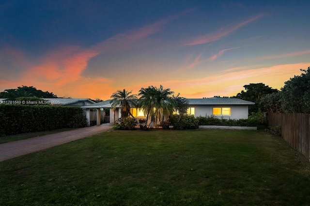 509 NE 29th St, Wilton Manors, FL 33334 - view of front of home with driveway and stucco siding